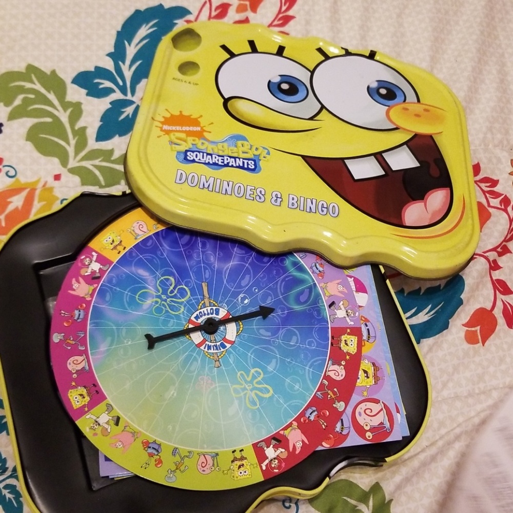 Spongebob Squarepants Bingo and Domino Game